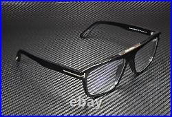Tom Ford Cecilio-02 FT0628 001 Shiny Black Blue Block 57 mm Men's Sunglasses