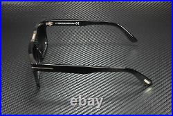 Tom Ford Cecilio-02 FT0628 01B Shiny Black Gradient Smoke 57 mm Men's Sunglasses