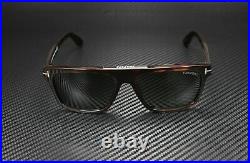 Tom Ford Cecilio-02 FT0628 52N Shiny Dark Havana Green 57 mm Men's Sunglasses