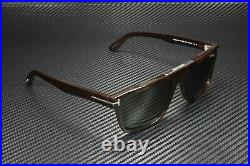 Tom Ford Cecilio-02 FT0628 52N Shiny Dark Havana Green 57 mm Men's Sunglasses