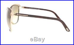 Tom Ford Celia TF 322 28F Brown & Gold /Brown Gradient Cateye Womens Sunglasses