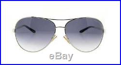 Tom Ford Charles TF 35 753 Palladium/Gray Gradient Unisex Aviator Sunglasses
