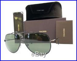 Tom Ford Chase-02 TF0586 01N Black / Green 61mm Sunglasses