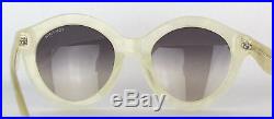 Tom Ford Chiara Round Sunglasses FT0359 359 21B Mother of Pearl Msrp $390.00