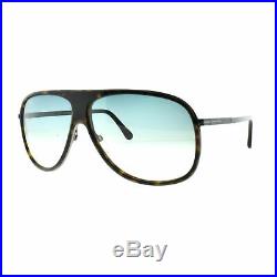 Tom Ford Chris TF0462 56P Havana Dark / Black Aviator Full Rim Men Sunglasses