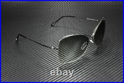 Tom Ford Colette FT0250 08C Shiny Gunmetal Black Grad Grey 63 Women's Sunglasses