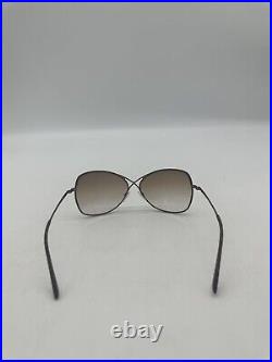 Tom Ford Colette Shiny Dark Brown Butterfly Sunglasses