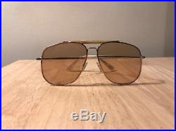 Tom Ford Connor Sunglasses Gold Aviators Excellent Condition