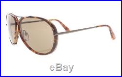 Tom Ford Cyrelle TF 109 08J Havana & Gunmetal / Brown Gradient Mens Sunglasses