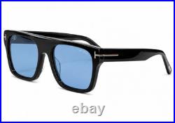 Tom Ford Cyrus-02 Sunglasses TF1337 Black/Blue 53-20-145mm With Case New