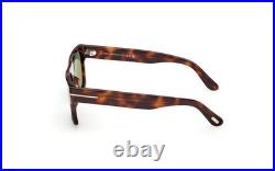Tom Ford Cyrus-02 TF1337F 53N 55/20 Sunglasses Havana Green Lens Authentic New