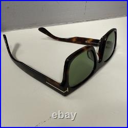 Tom Ford Cyrus-02 TF1337F 53N 55/20 Sunglasses Havana Green Lens Authentic New