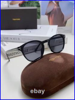 Tom Ford DANTE FT0834 01A 50 21-145 Black Frame Smoke Lens Men's Sunglasses