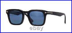 Tom Ford DAX FT 0751 Shiny Black/Blue Polarized (01V) Sunglasses