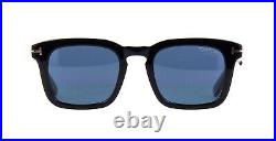 Tom Ford DAX FT 0751 Shiny Black/Blue Polarized (01V) Sunglasses