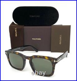 Tom Ford DAX FT0751 52N Dark Havana / Green 50mm Sunglasses TF0751