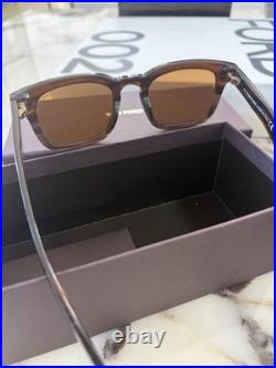 Tom Ford DAX FT0751 55E Coloured Havana / Brown 50mm Sunglasses MINT WOW