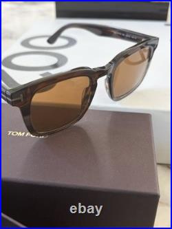 Tom Ford DAX FT0751 55E Coloured Havana / Brown 50mm Sunglasses MINT WOW