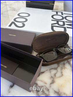 Tom Ford DAX FT0751 55E Coloured Havana / Brown 50mm Sunglasses MINT WOW