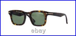 Tom Ford DAX TF 751 52N FT751 Havana Sunglasses Sonnenbrille Green Lens 48mm