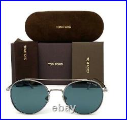 Tom Ford DECLAN FT0826 12V Dark Ruthenium / Blue 54mm Sunglasses TF0826
