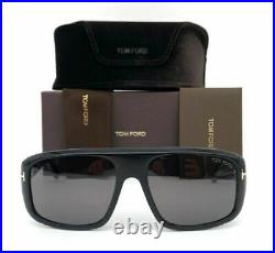Tom Ford DUKE FT0754 01A Black/ Smoke Lens 59mm Sunglasses TF0754 New Authentic