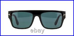 Tom Ford DUNNING-02 FT 0907 Shiny Black/Blue (01V) Sunglasses