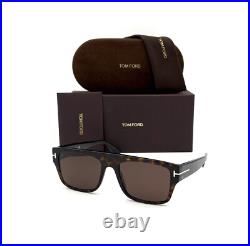 Tom Ford DUNNING FT0907 52E Dark Havana / Dark Brown 55mm Sunglasses