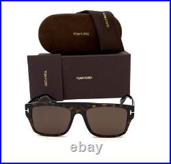 Tom Ford DUNNING FT0907 52E Dark Havana / Dark Brown 55mm Sunglasses