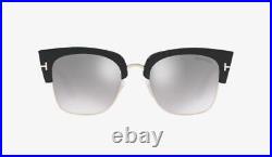 Tom Ford Dakota FT0554 01C Black Sonnenbrille Sunglasses Mirror Grey Lenses 51mm