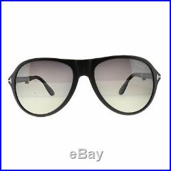 Tom Ford Dalton TF0381 60B Beige Horn Aviator Folding Unisex 100% UV Sunglasses