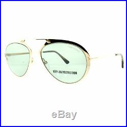 Tom Ford Dashel TF0508 28N Rose Gold Oval Full Rim Women 100% UV Sunglasses