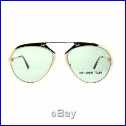 Tom Ford Dashel TF0508 28N Rose Gold Oval Full Rim Women 100% UV Sunglasses