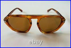 Tom Ford David-02 Tf634-53e Blonde Havana Men's Sunglasses Made In Italy