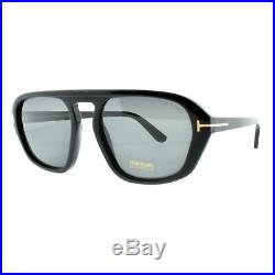 Tom Ford David TF0634 01A Black Square Full Rim Unisex 100% UV Sunglasses