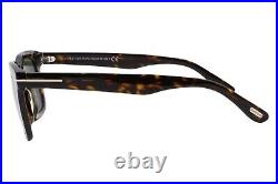 Tom Ford Dax TF 751 52N Brown Tortoise Green Lens Men's Sunglasses 50-22-145