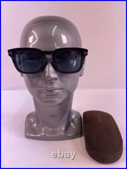 Tom Ford Dax TF751 01V Black Sunglasses 48-22-145 Polarized Blue Lens
