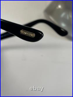 Tom Ford Dax TF751 01V Black Sunglasses 48-22-145 Polarized Blue Lens