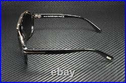 Tom Ford Dimitry FT0334 01P Shiny Black Gradient Green 59 mm Men's Sunglasses