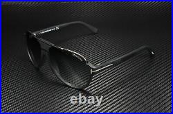 Tom Ford Dimitry FT0334 02W Matte Black Gradient Blue 59 mm Men's Sunglasses