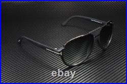 Tom Ford Dimitry FT0334 02W Matte Black Gradient Blue 59 mm Men's Sunglasses