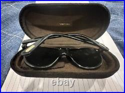 Tom Ford Dimitry TF 334 01P Black & Gold Gradient Sonnenbrille Sunglasses 59mm