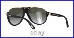 Tom Ford Dimitry TF 334 01P Black & Gold Gradient Sonnenbrille Sunglasses 59mm