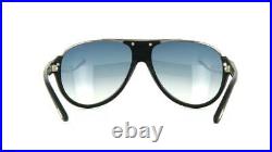 Tom Ford Dimitry TF 334 02W Black & Silver Gradient Sonnenbrille Sunglasses 59mm