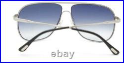 Tom Ford Dominic TF451 Sunglasses Aviators Palladium 16W Authentic 60mm 11mm