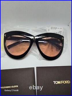 Tom Ford Doris Photochromic Lenses Cat Eye Ladies Sunglasses TF1112 EOC 01E