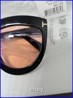 Tom Ford Doris Photochromic Lenses Cat Eye Ladies Sunglasses TF1112 EOC 01E