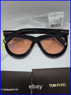 Tom Ford Doris Photochromic Lenses Cat Eye Ladies Sunglasses TF1112 EOC 01E