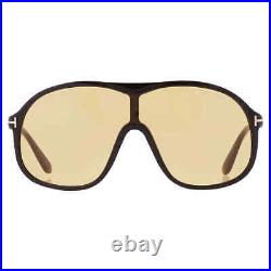 Tom Ford Drew Brown Shield Men's Sunglasses FT0964 01E 00 FT0964 01E 00