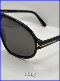 Tom Ford EROL FT1178 Shiny Black/Grey Smoke (01A) Sunglasses Black Frame